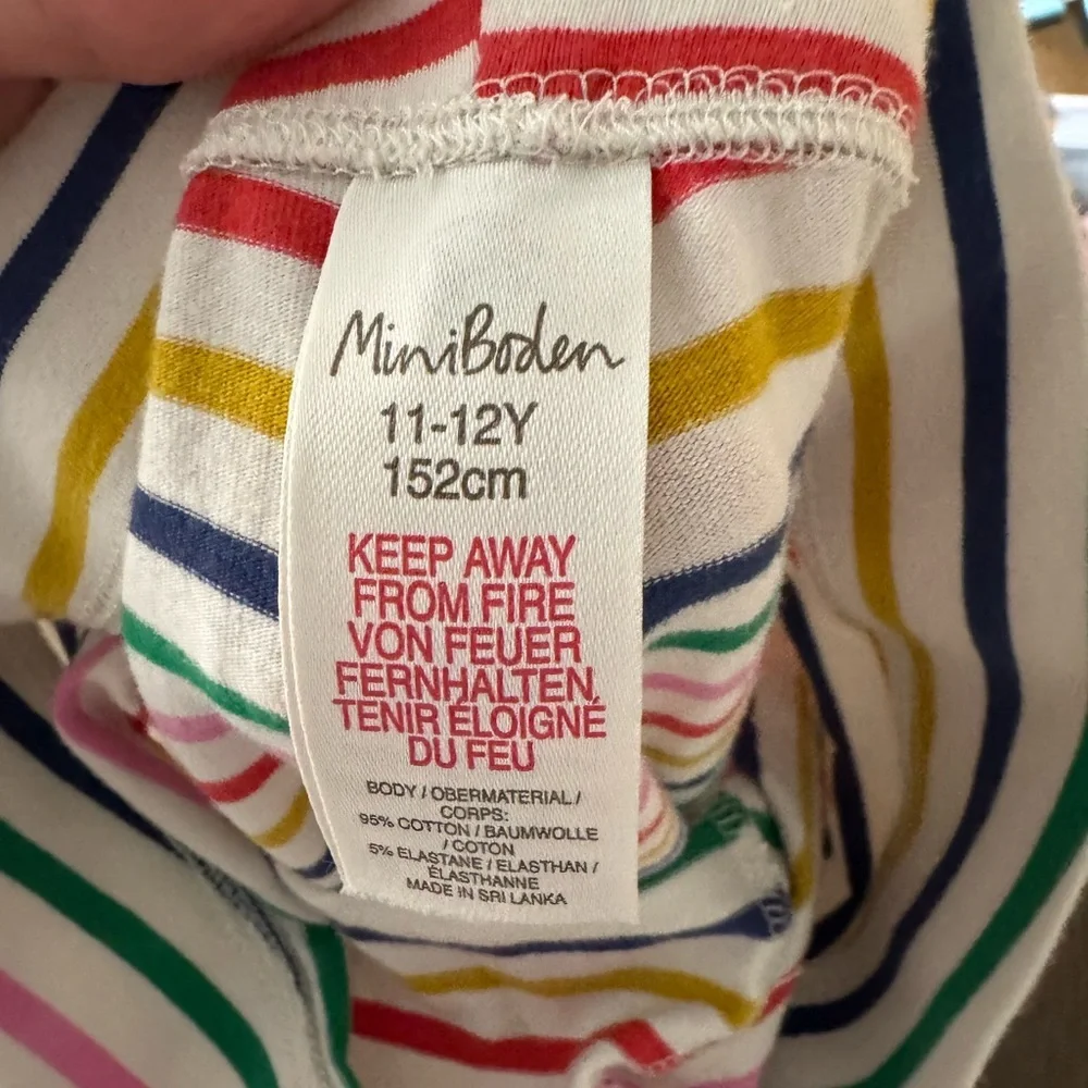 Mini Boden‎ Colorful Striped Kids Leggings
